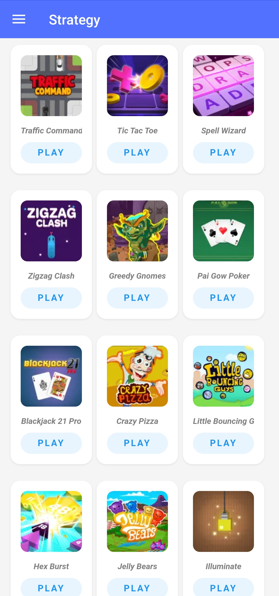 Multi Max Games mobile screen 2